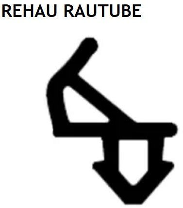 Уплотнитель REHAU Rautube притвора для окон ПВХ, черный — купить товар ...